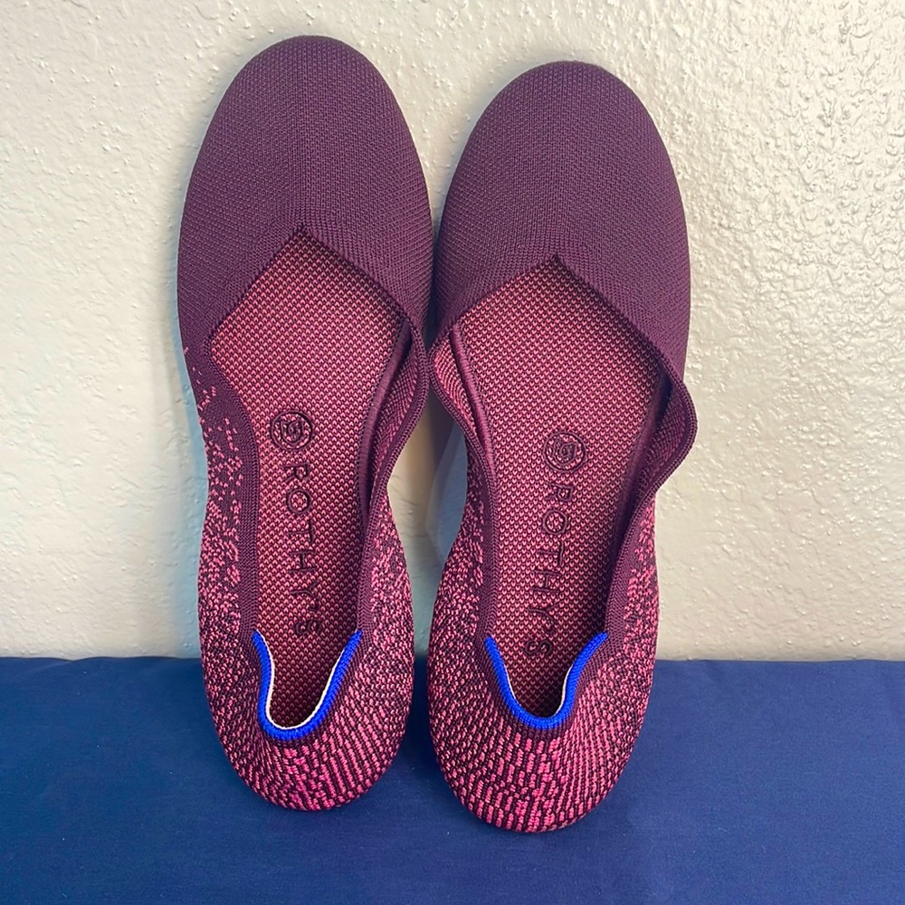 Slip-On Ballet Flats in Fig (Rare Retired Color)
